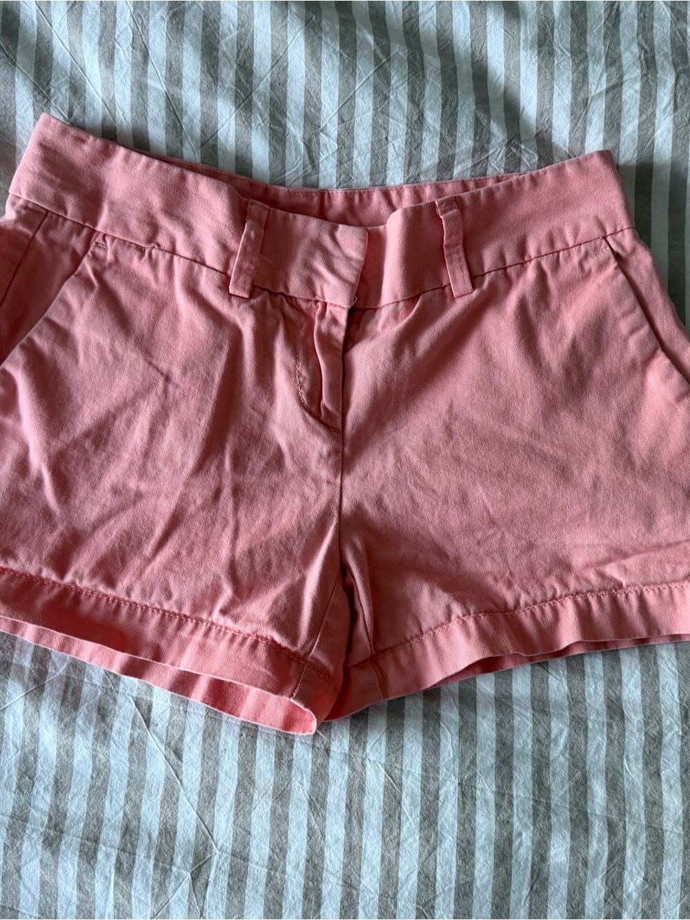 LOFT Coral Pink Cotton Shorts